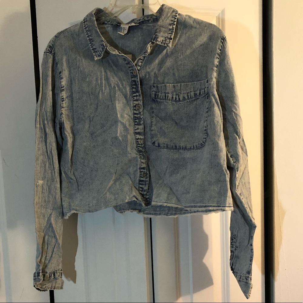 Forever 21 Light Denim Top